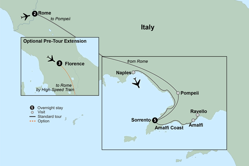 Rome & the Amalfi Coast: Christmas Season in Sorrento