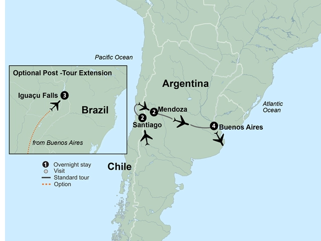 Flavors of Chile & Argentina featuring the Mendoza Wine Region