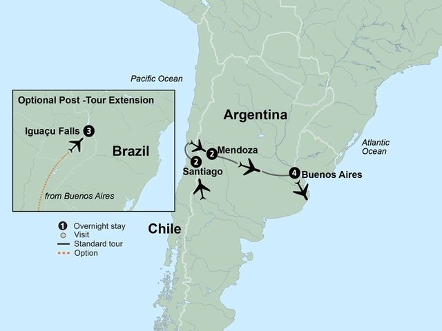 Flavors of Chile & Argentina featuring the Mendoza Wine Region