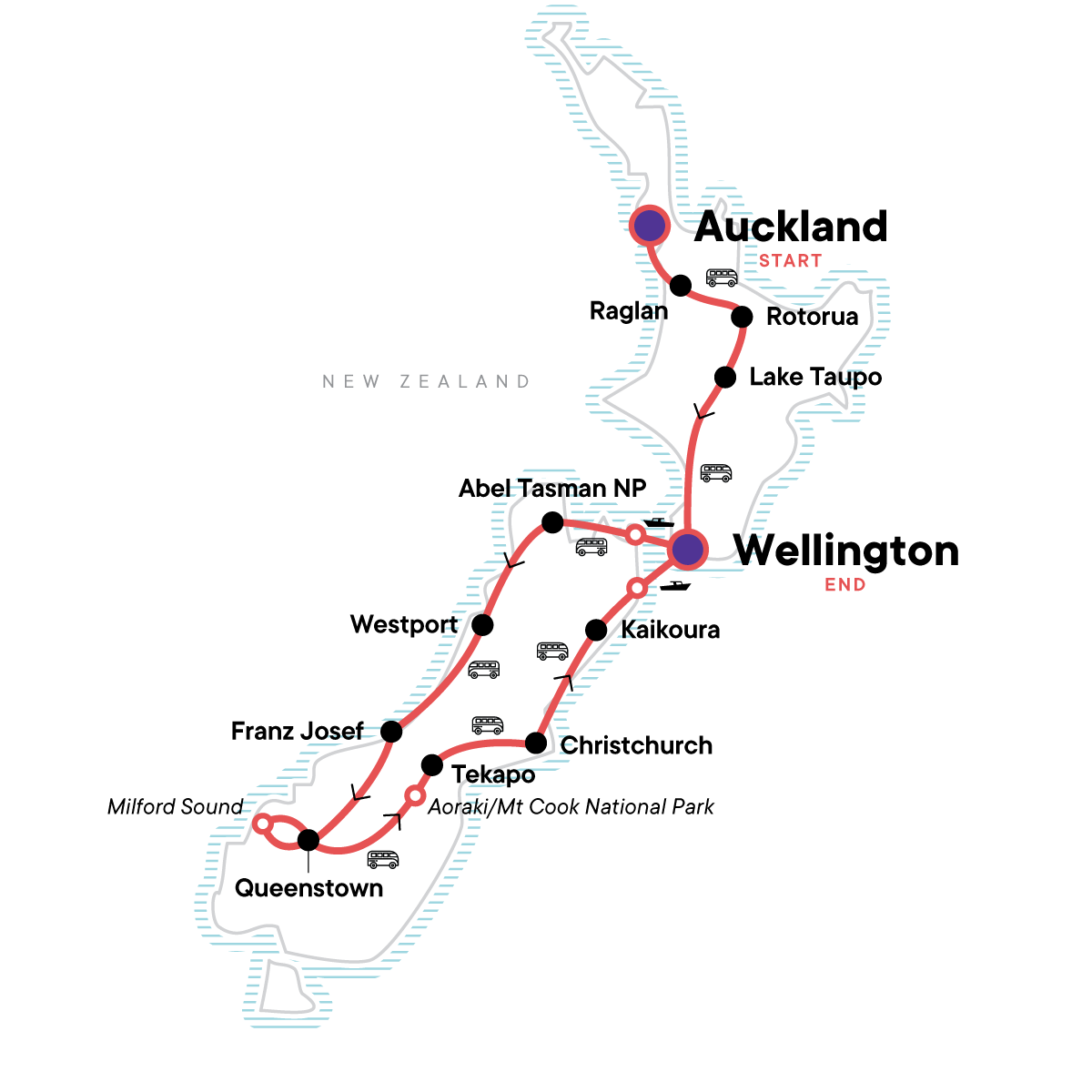 New Zealand: Wild Coasts & Alpine Climbs