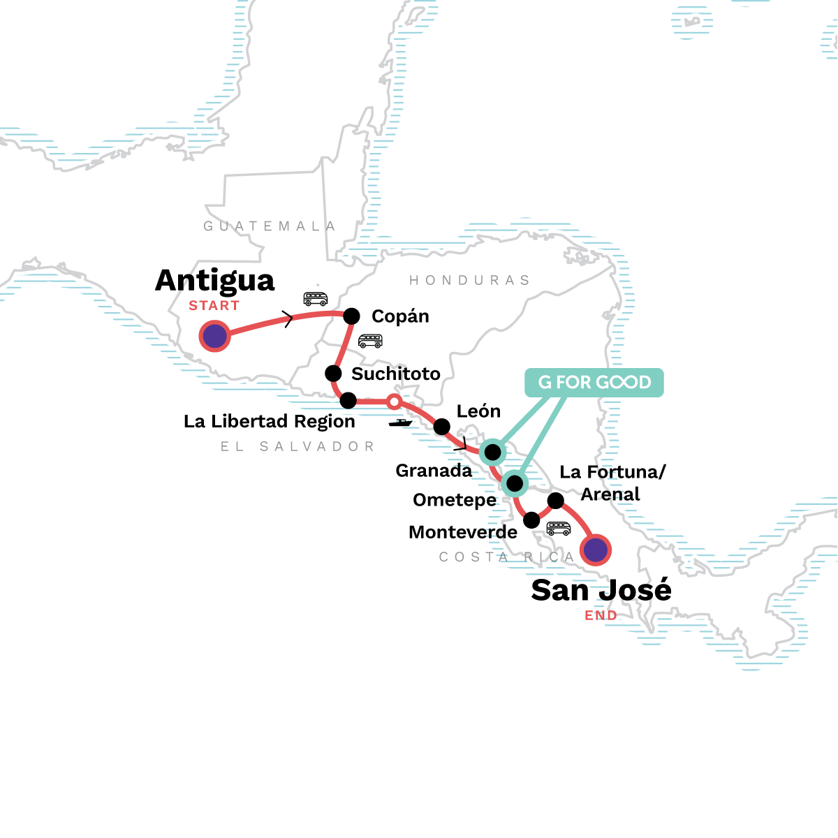 Basic Central America: Guatemala to Costa Rica