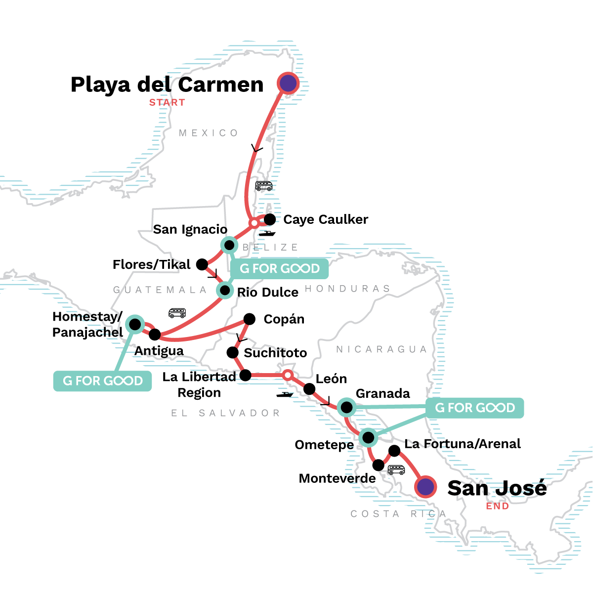 Basic Central America: Mexico to Costa Rica