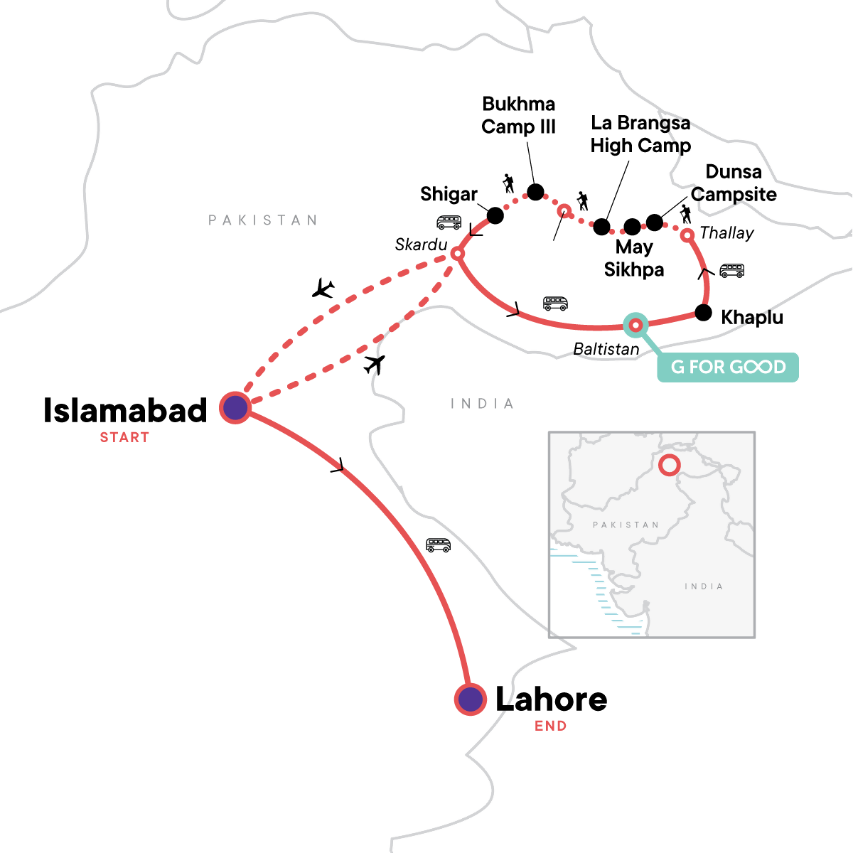 Pakistan: Lahore & Hiking the Karakoram Mountains