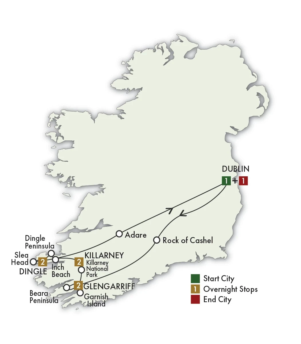 2027 Ireland Walking & Hiking: Cork to Kerry - 9 Days/8 Nights