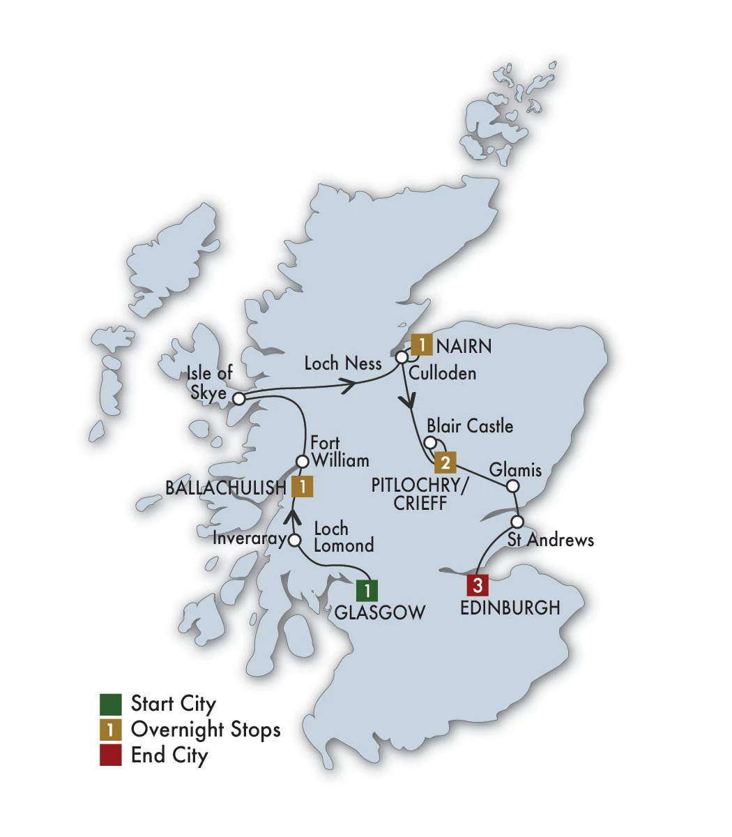 2027 Scottish Dream - 9 Days/8 Nights