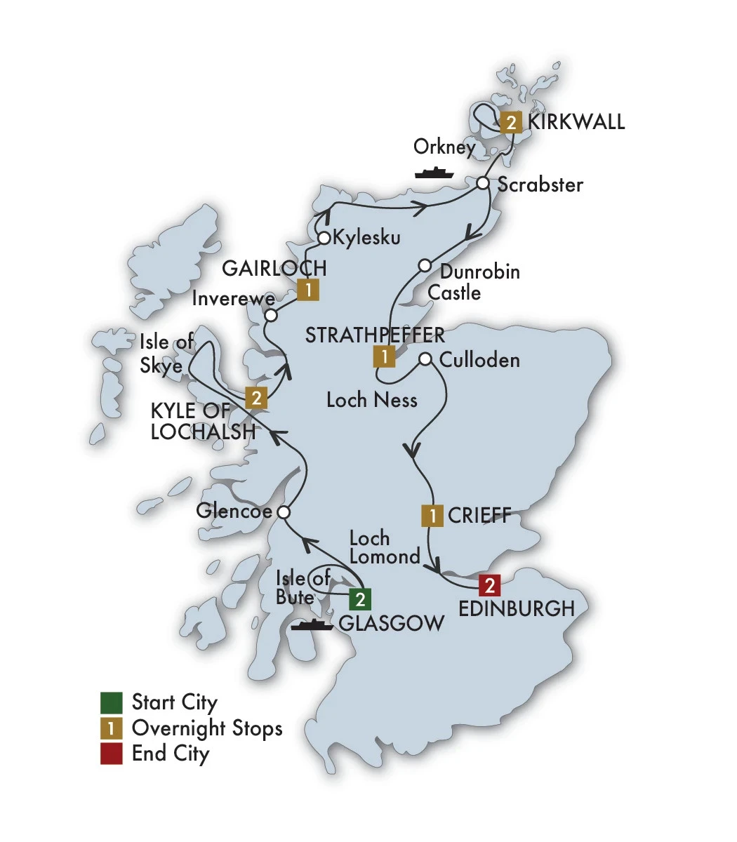 2027 Scottish Isles & Glens - 12 Days/11 Nights