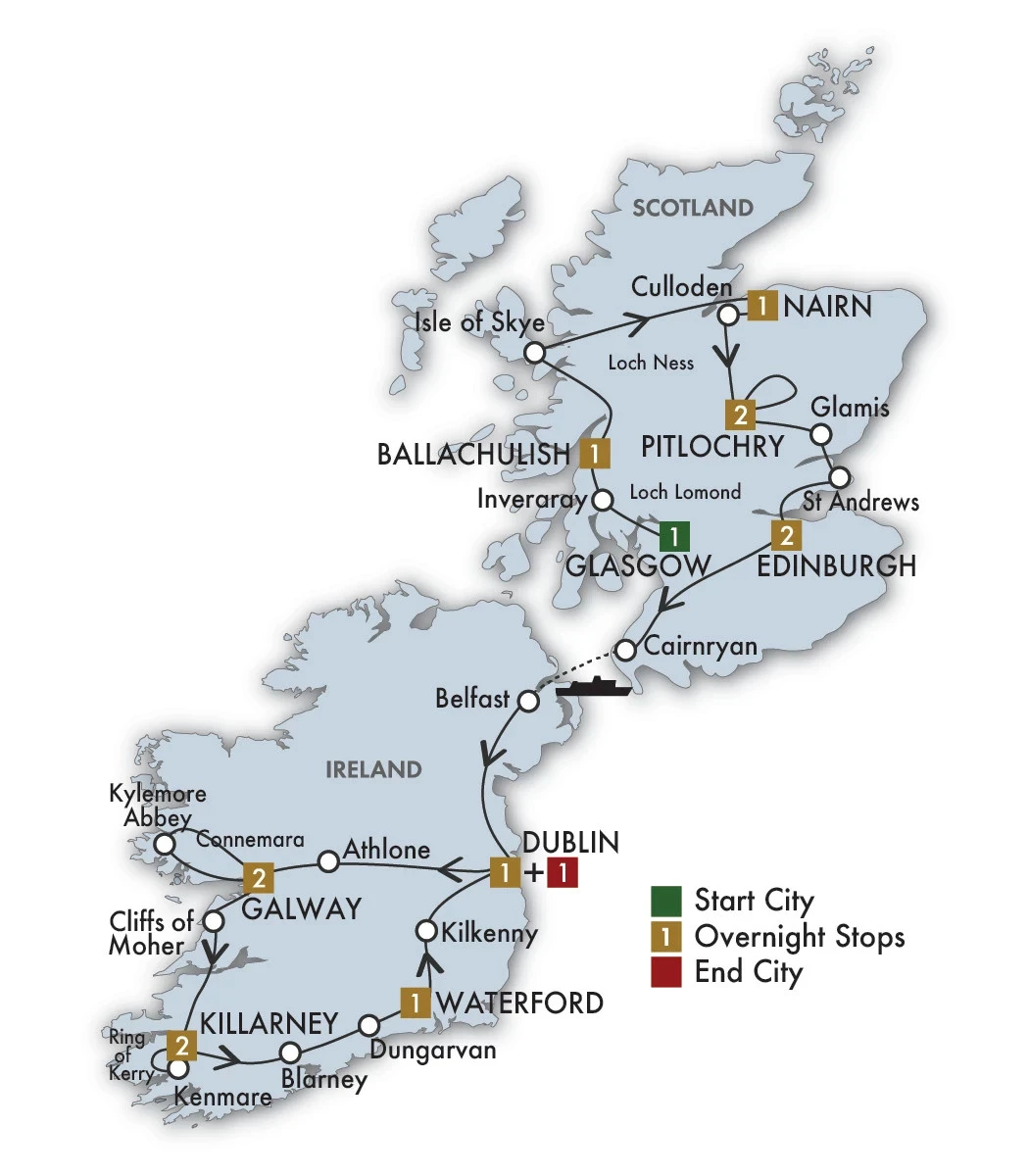 2027 Scottish & Irish Gold - 15 Days/14 Nights