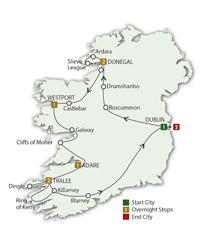2027 Ireland's Wild Atlantic Way - 10 Days/9 Nights