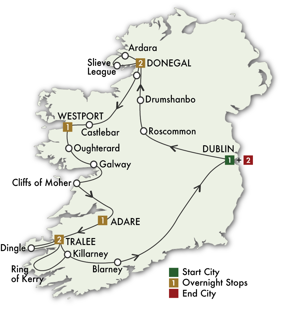 2027 Ireland's Wild Atlantic Way - 10 Days/9 Nights