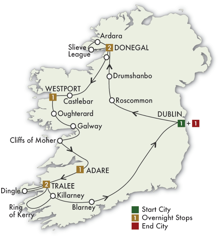 2027 Ireland's Wild Atlantic Way - 9 Days/8 Nights