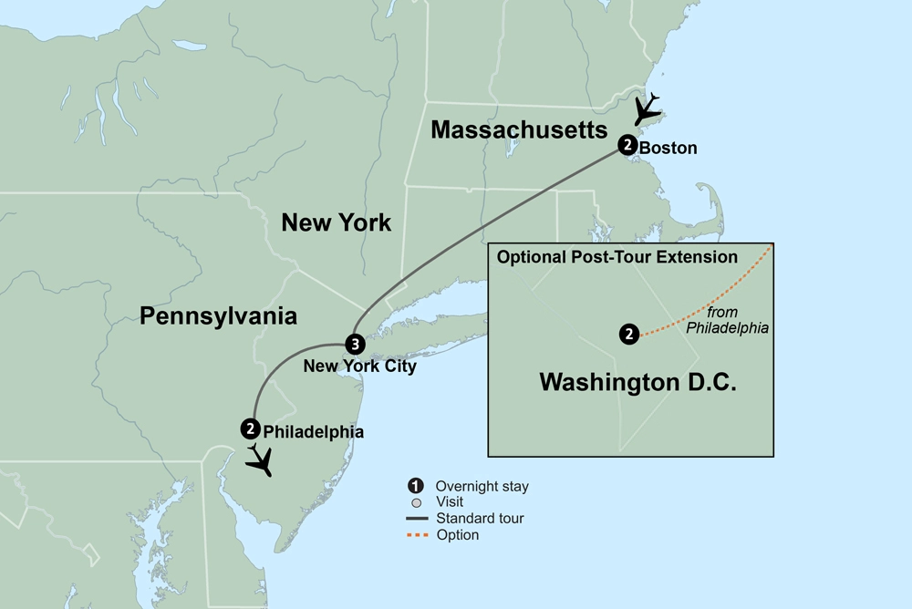 The American Story From Historic Boston to the Gateway of Ellis Island