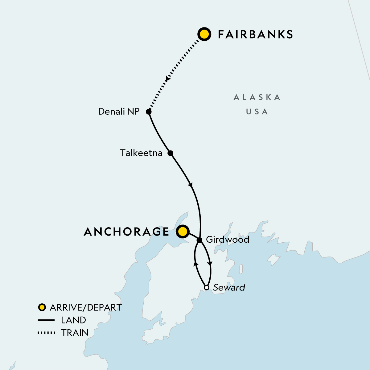 Signature: Alaska's Fairbanks, Denali & the Kenai Peninsula