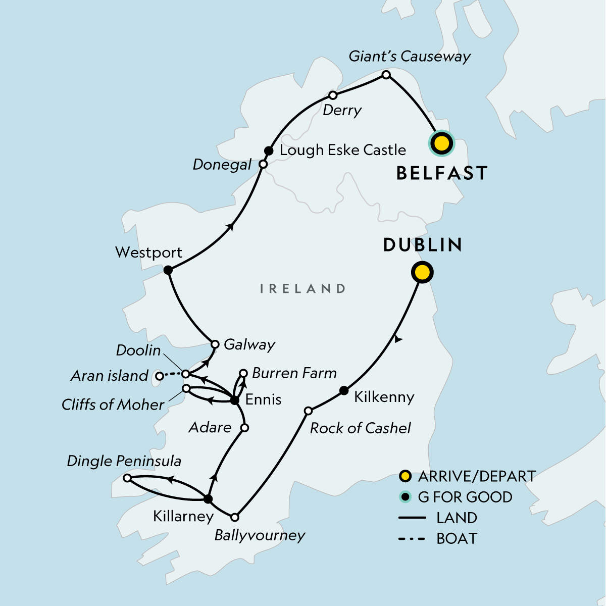 Signature: Ireland's Legendary Landscapes & Cities