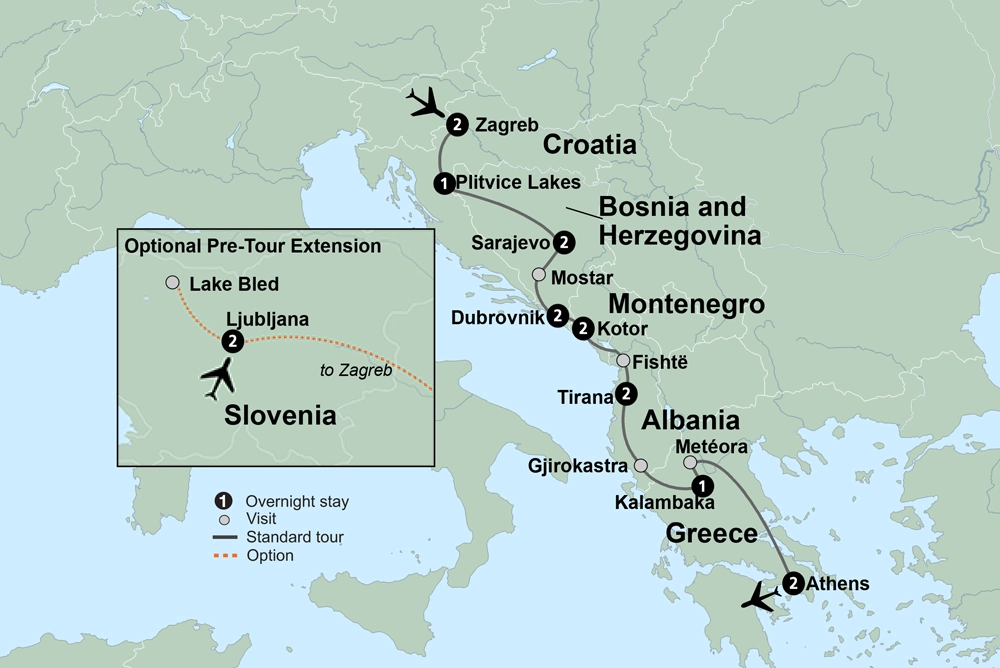 The Balkans From Coastal Croatia to Legendary Greece