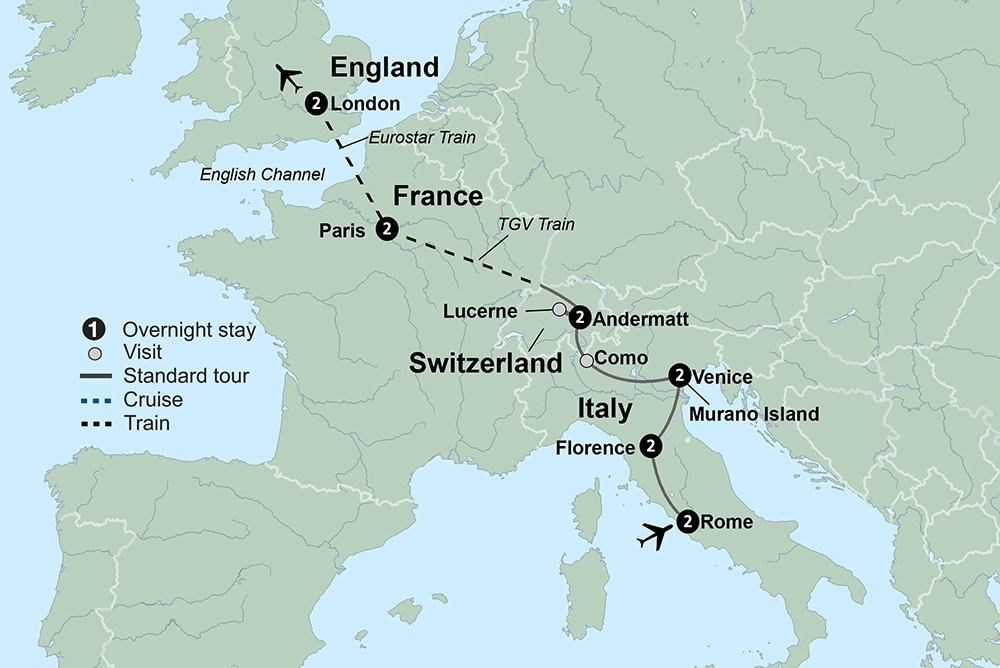 Treasures of Europe from Rome to London