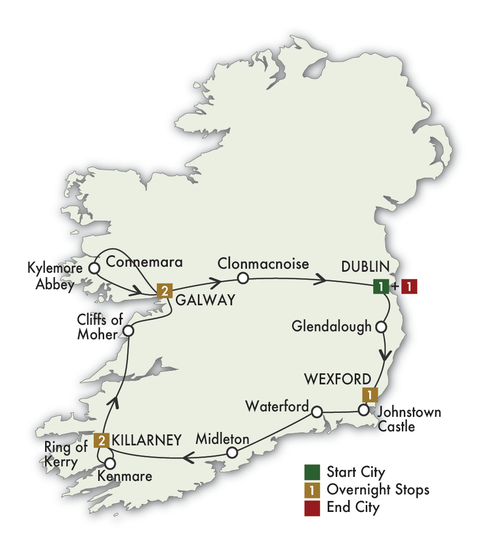 2027 Irish Spirit Self-Drive - 8 Days/7 Nights