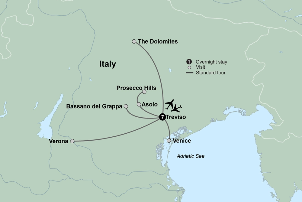 Spotlight on Northern Italy featuring Venice, Verona & the Dolomites