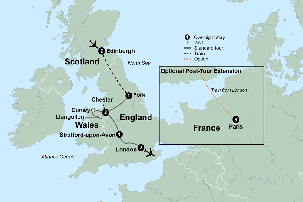 British Landscapes featuring England, Scotland and Wales