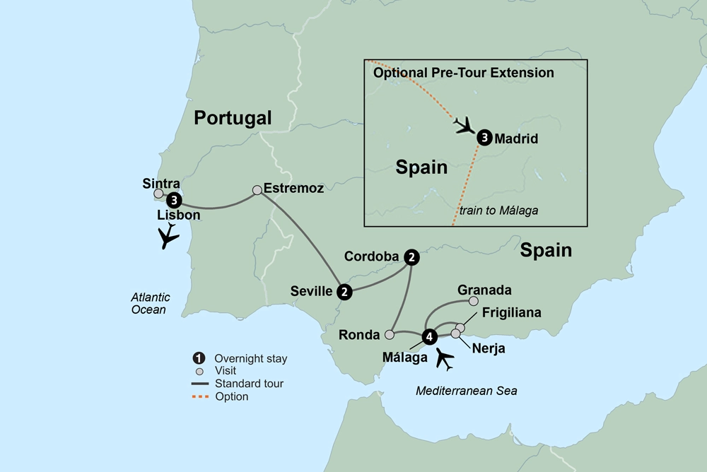 Exploring Iberia: Southern Spain to Coastal Portugal