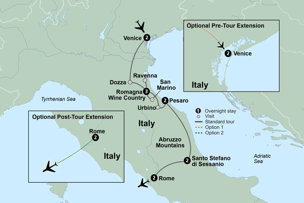 Italy Uncovered Venice to Rome with Rustic Mountain Towns & Wine Country