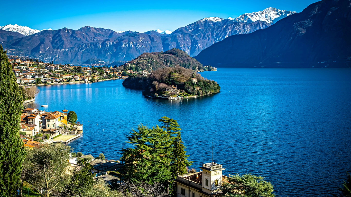 Reflections of Italy featuring Como