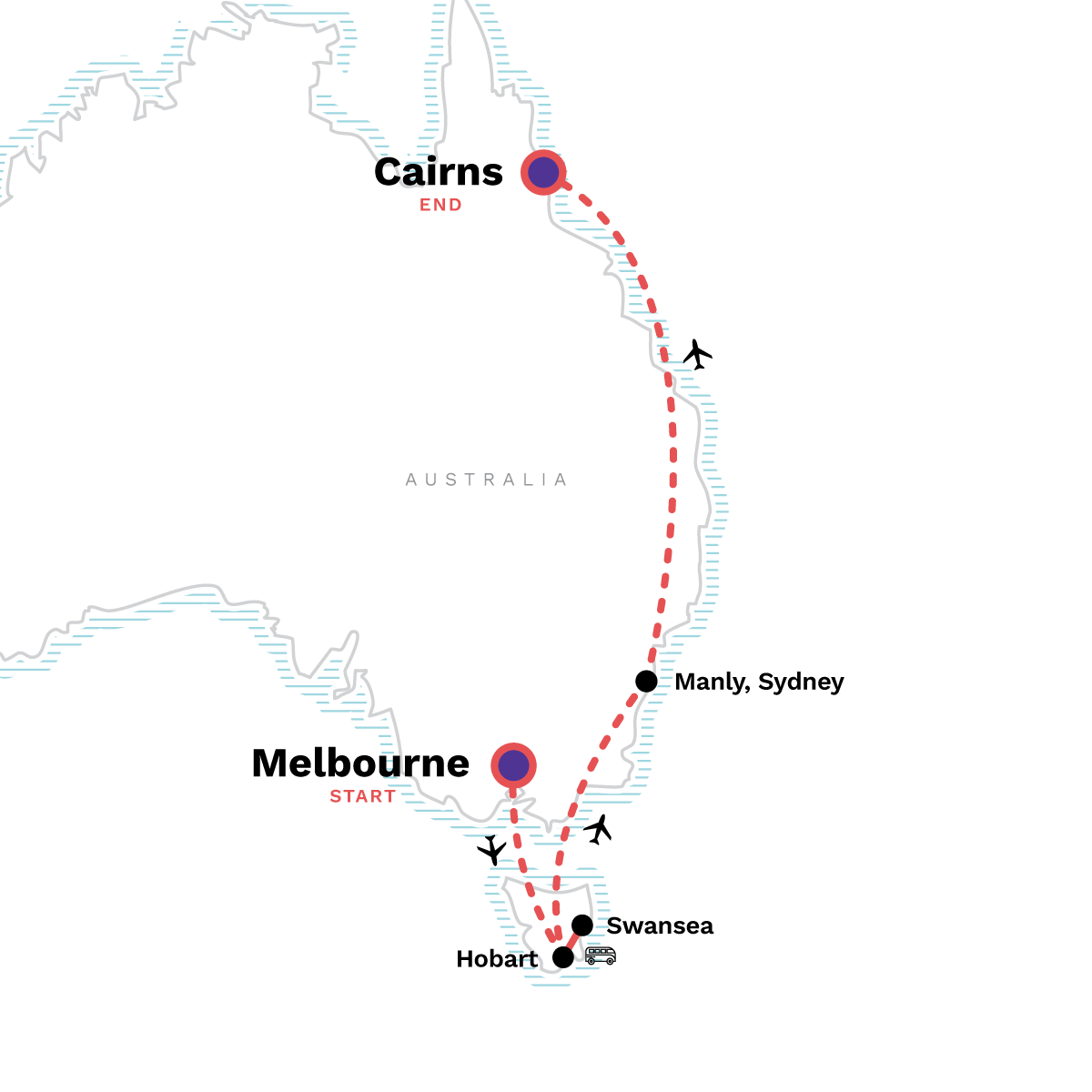 Australia: Melbourne, Tasmania & Great Barrier Reef