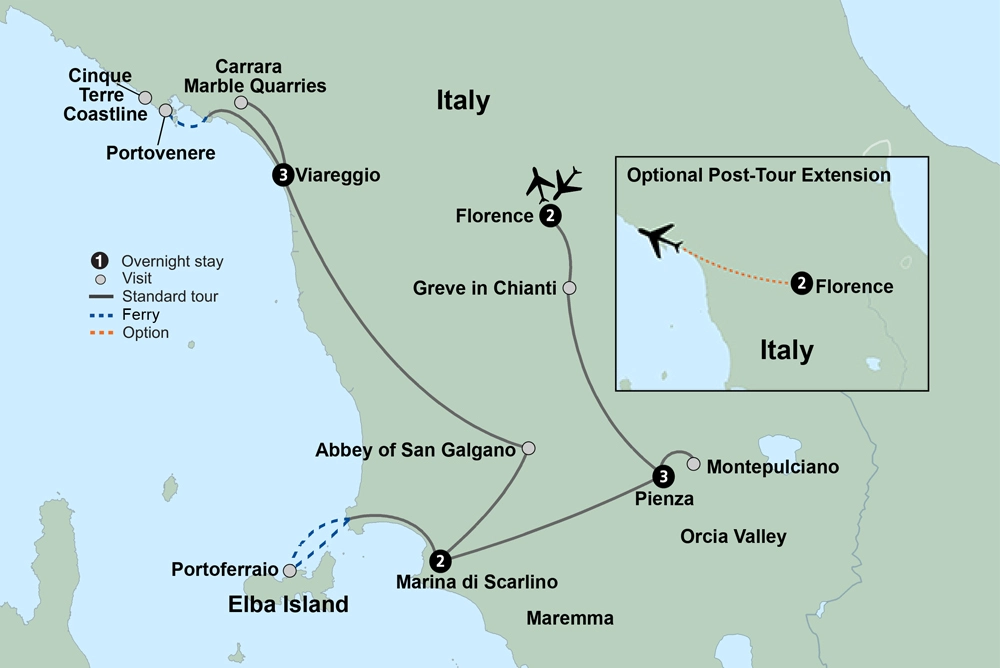 Gems of Tuscany featuring Cinque Terre
