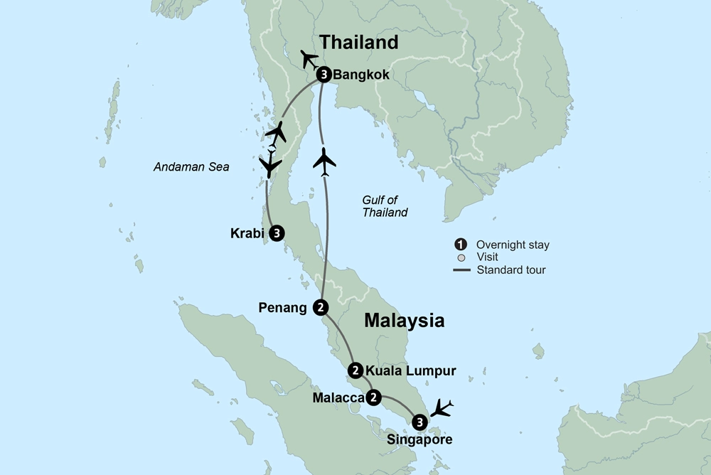 The Soul of Southeast Asia Singapore, Malaysia, and Thailand
