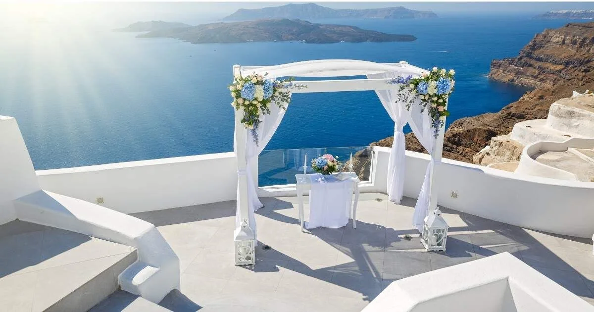 private wedding venue overlooking water