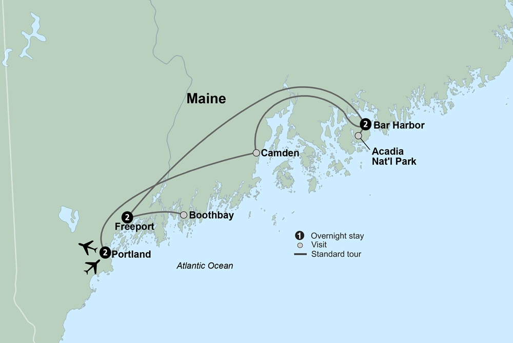 Roaming Coastal Maine featuring Portland, Acadia & Penobscot Bay